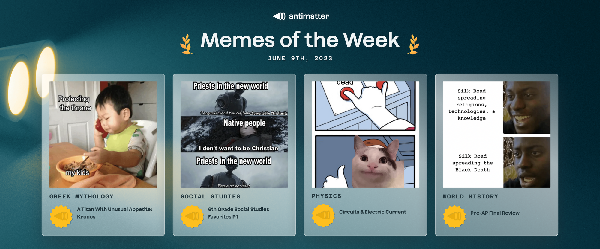 Antimatter Memes of The Week 🎉